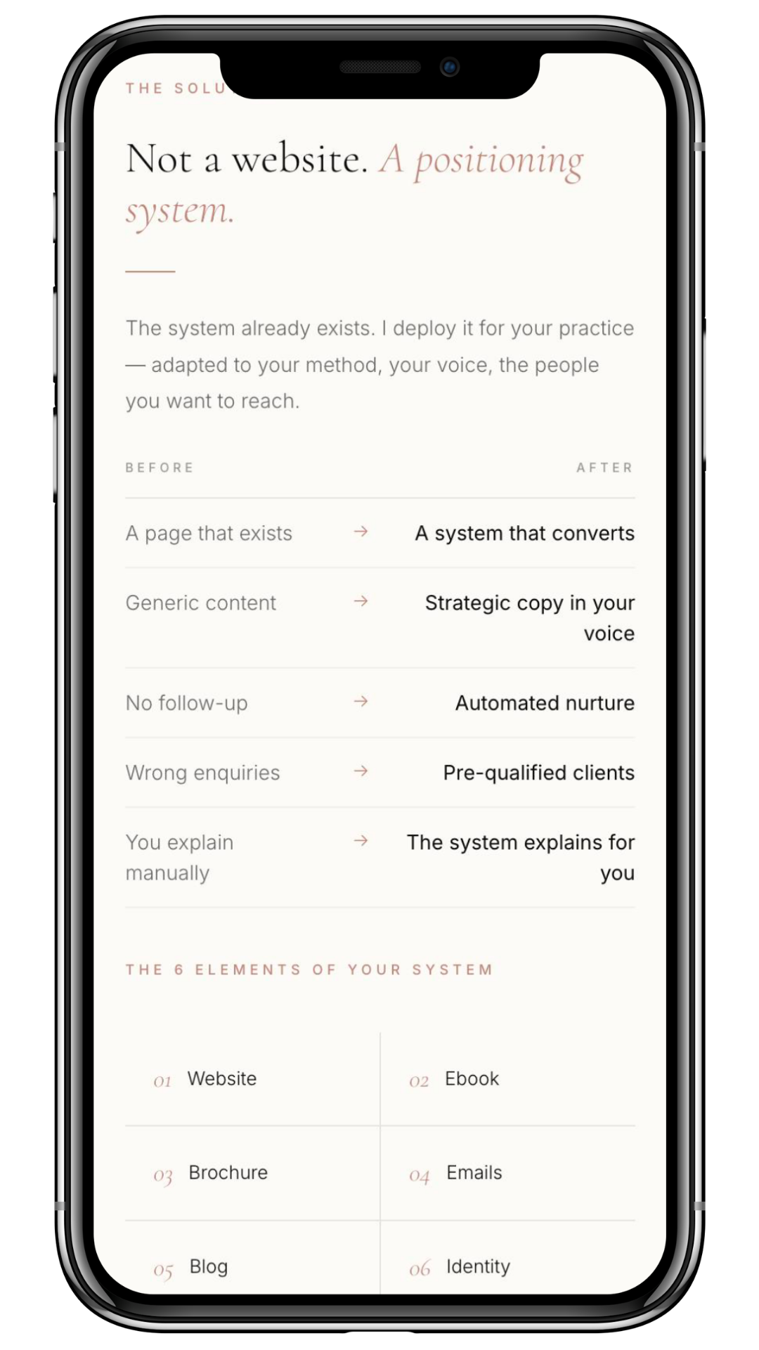 Mobile preview of the CPS services brochure
